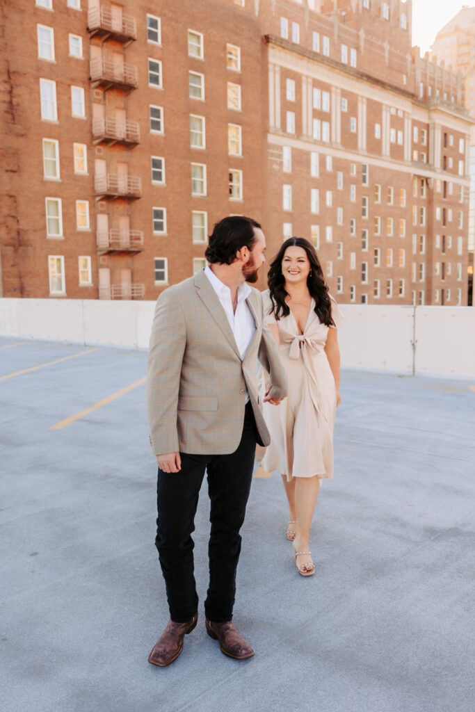 rooftop engagement session