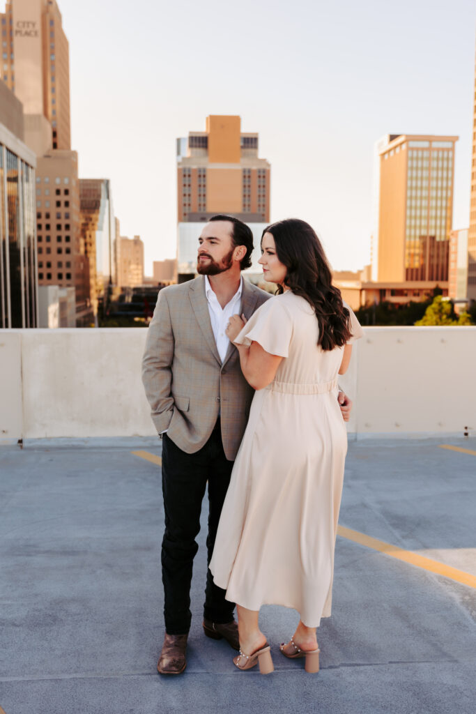 rooftop engagement session