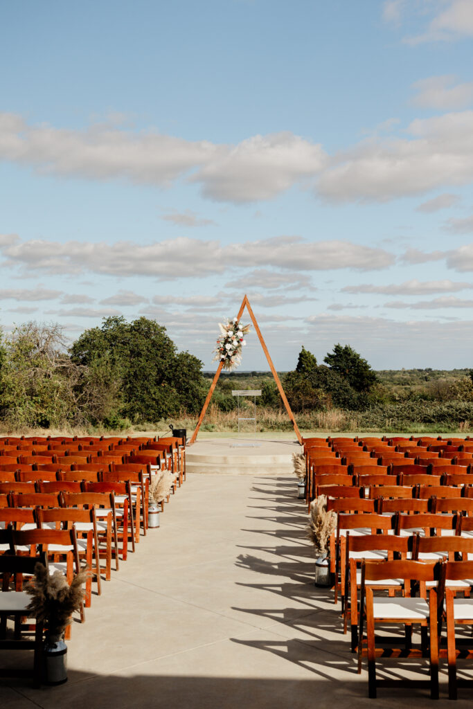 Rustic country wedding venue