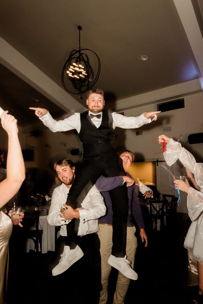Oklahoma City Wedding Photographer Groom Dancing