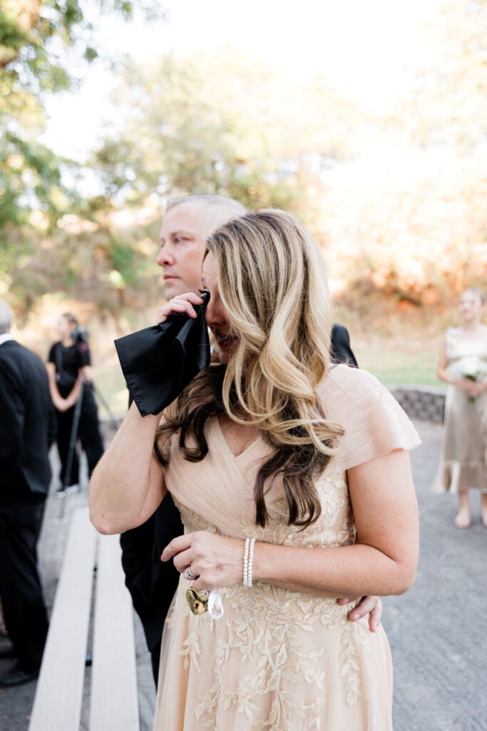 Best Oklahoma City Wedding DJ Mother Of the Groom Teary Eyed