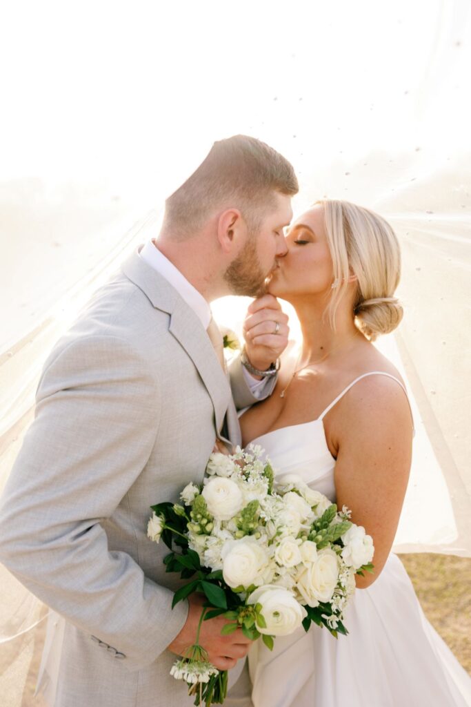 Oklahoma City Wedding Photographer | Best OKC Photographer | Wedding Kiss