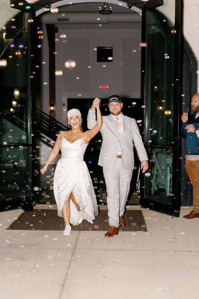 wedding exit ideas | okc wedding videographer | okc wedding