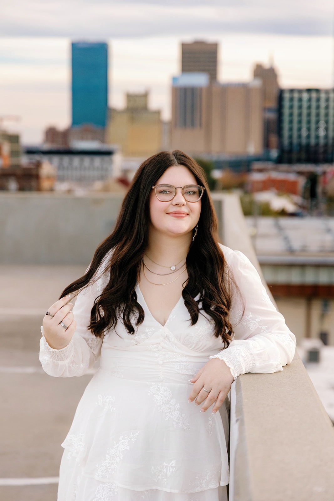 flowy white Dresses for senior pictures